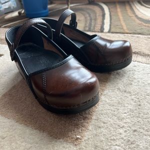 Mary Jane Brown Leather Shoes